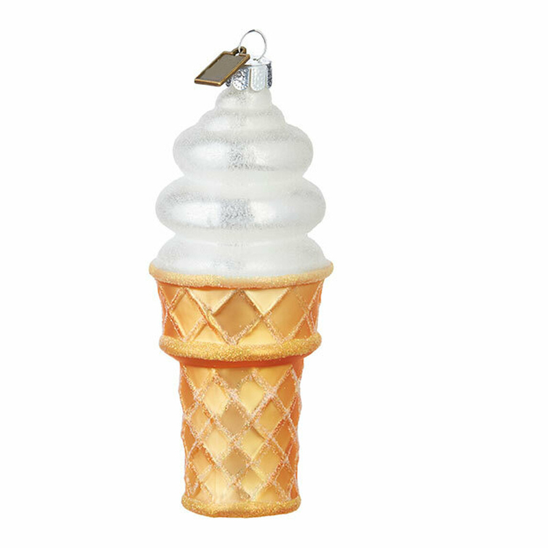 MRS Glass Christmas Ornaments Ice Cream Home Decoration 