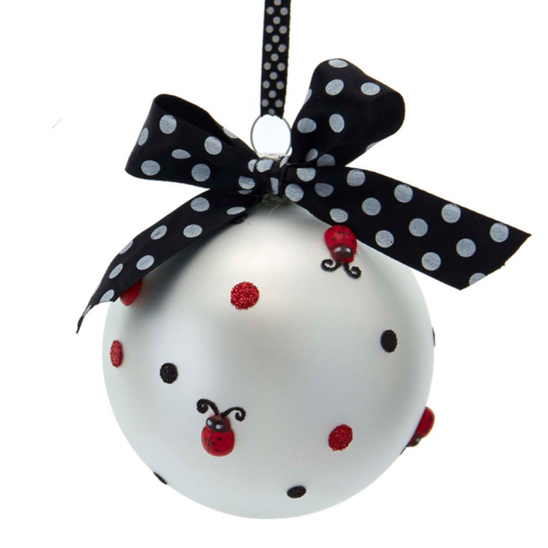 Hanging Christmas Glass White Balls Ornaments 