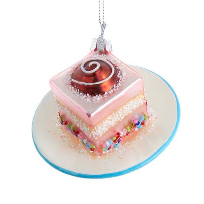 MRS Christmas Glass Ornaments Cakes Decorations 