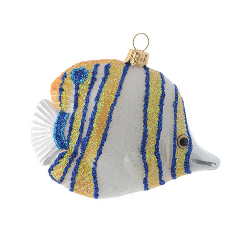 MRS Wholesale Hand Blown Ocean Fish Glass Christmas Ornaments 